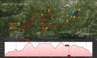 Map Torgnon-Lago Cignana