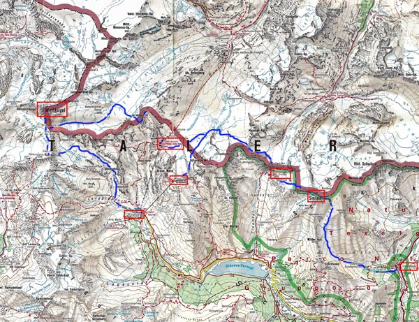 Map Raid Palla Bianca-Similaun