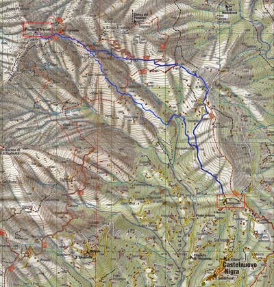 Map Punta Verzel