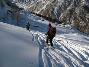 Arrivo all'Alpe Sorbella