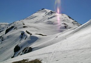 Cresta finale Ciantiplagna dal colle delle Vallette