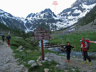 Colle Ciriegia dal Pian della casa del re