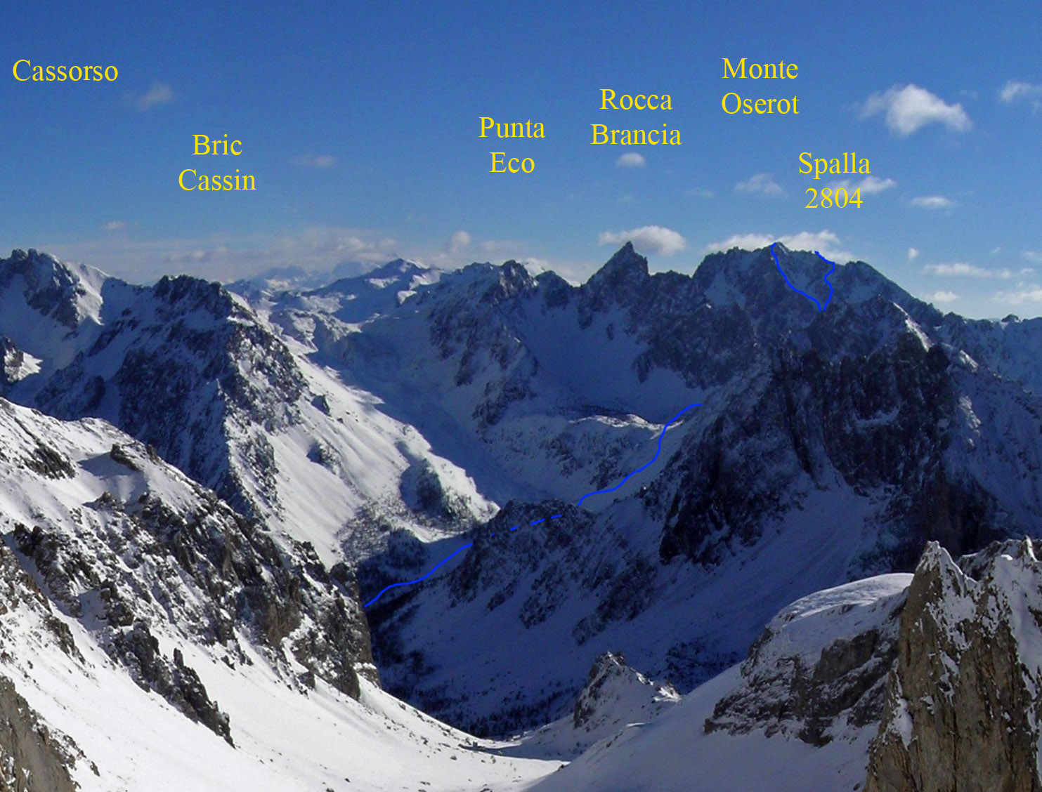 SCIALPINISMO - Monte Hoabonti da Spalla Sud (Col Ometti)