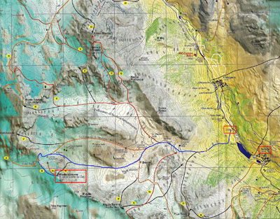 Map Monte Viraysse