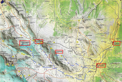 Map Colletto del Vallonetto