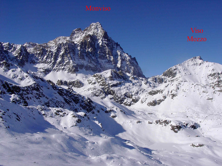 P. Murel_20_Monviso, Viso Mozzo, Rifugio Alpetto dalla cima