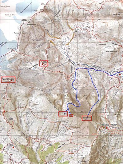 Map Monte Palon