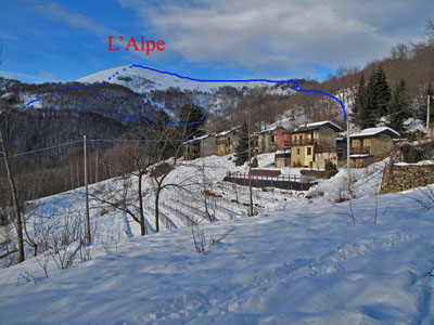 Itinerario l'Alpe da Chiotti Rosa