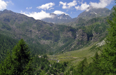 Conca del rifugio Barbara, Monte Granero