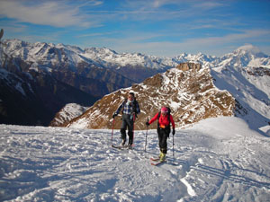 Arrivo al bivacco