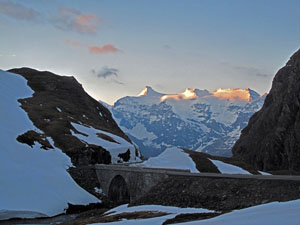 Il Pont de Neige, con l'Albaron sullo  sfondo