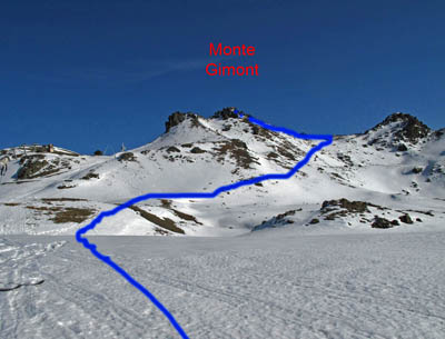 Map Gimont_lato_monginevro