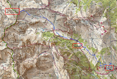 Map Sommet de l'Eychauda