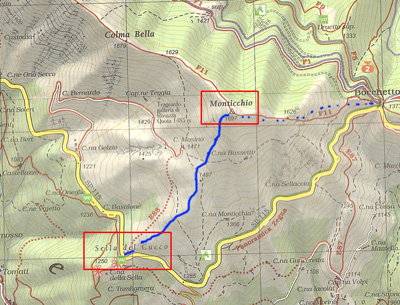 Map Monticchio