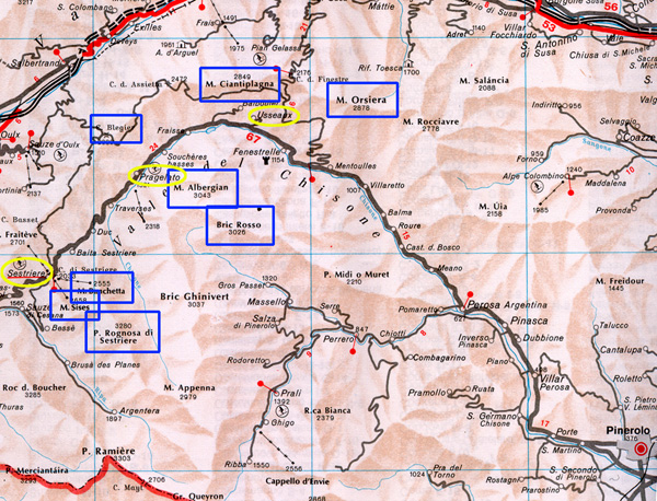 Map Val Chisone