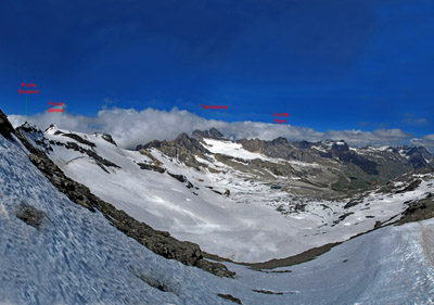 Alta Valle di Rhemes, vista dalla Punta Basei