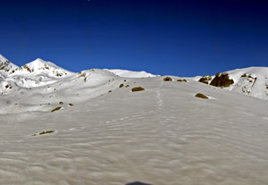 La dorsale con la Cappella Alpe Giaveno