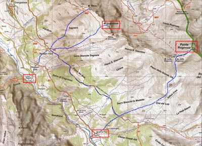 Map Monte Querellet