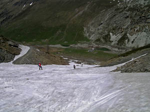 Ultimo canale per il Rifugio Scarfiotti