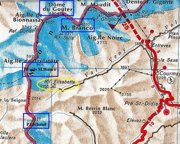 Map Val Veny