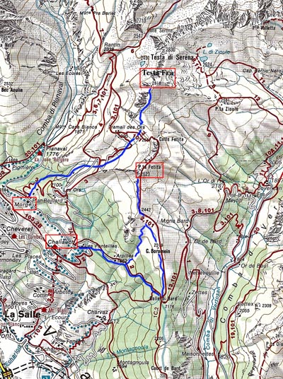 Map Punta Felita