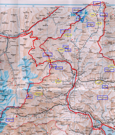 Map Valdossola