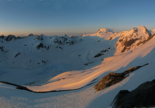 Punta d'Arbola, vista dal rifugio 3A