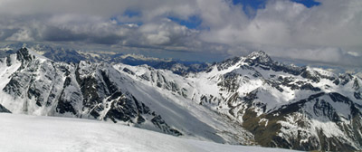 Petit Pic de Rochebrune, Pic de la Lombarde e Gran Pic de Rochebrune