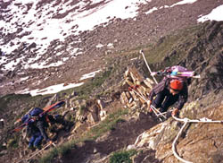 Ferrata dietro il Rifugio Pian della Ballotta