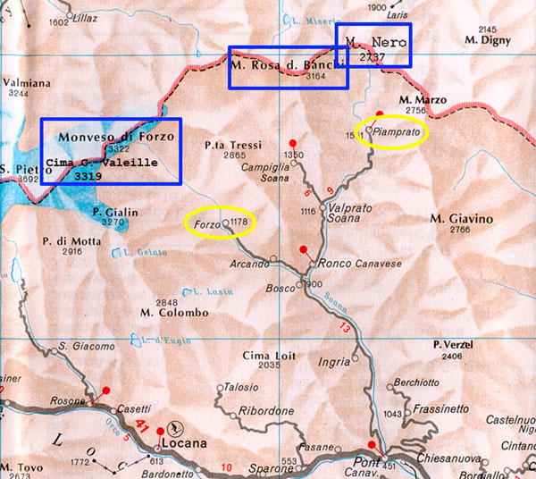 Map Val Soana