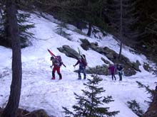 Cima Collalunga_05_strada Rif. Laus_Giulia, Giulio, Mario, Marisa