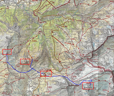 Map Spitzhornli