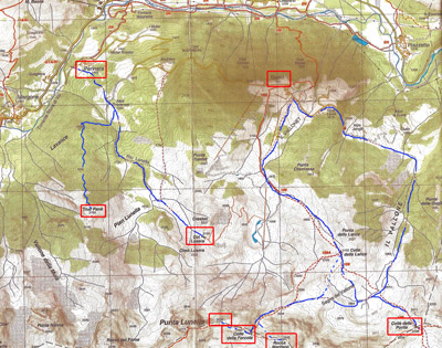 Map Colle Lusera Nord