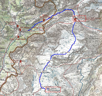 Map Dome de Chasseforet